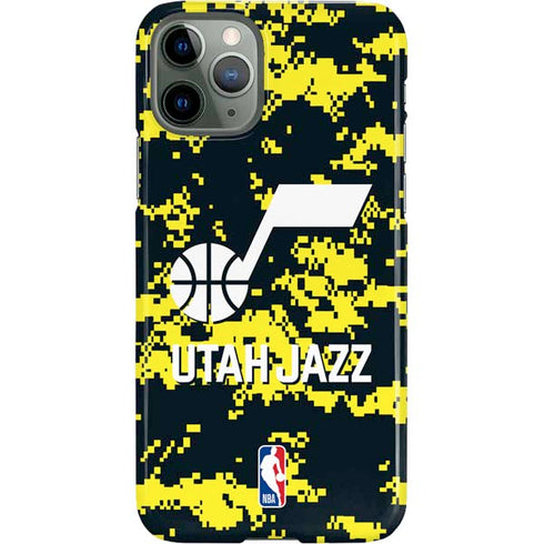 NBA Utah Jazz Grey Digi Camo iPhone 11 Pro Lite Case