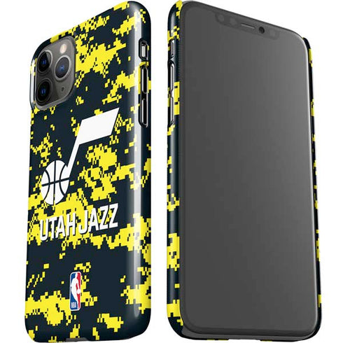 NBA Utah Jazz Grey Digi Camo iPhone 11 Pro Lite Case
