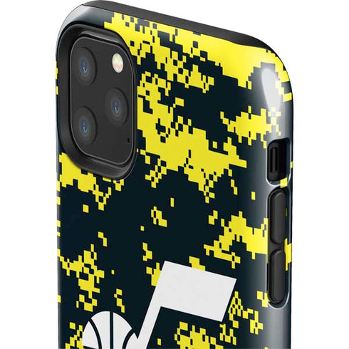 NBA Utah Jazz Grey Digi Camo iPhone 11 Pro Max Impact Case