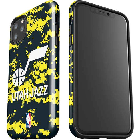 NBA Utah Jazz Grey Digi Camo iPhone 11 Pro Max Impact Case
