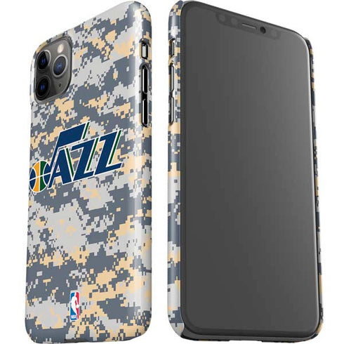 NBA Utah Jazz Grey Digi Camo iPhone 11 Pro Max Lite Case