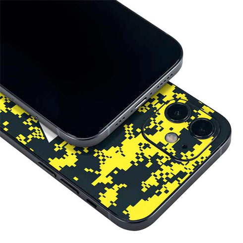 NBA Utah Jazz Grey Digi Camo iPhone 12 Mini Skin