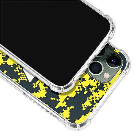 NBA Utah Jazz Grey Digi Camo iPhone 12 Pro Clear Case