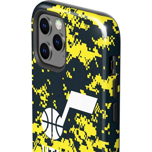 NBA Utah Jazz Grey Digi Camo iPhone 12 Pro Max Impact Case