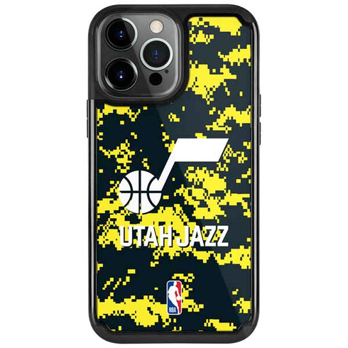 NBA Utah Jazz Grey Digi Camo iPhone Cases
