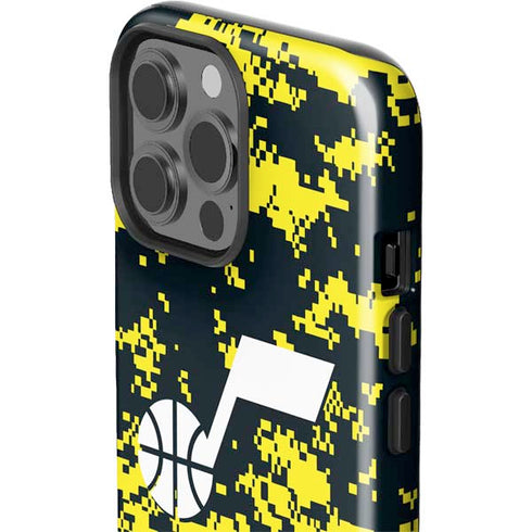 NBA Utah Jazz Grey Digi Camo iPhone 13 Pro Max Impact Case