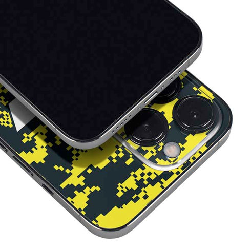NBA Utah Jazz Grey Digi Camo iPhone 13 Pro Max Skin