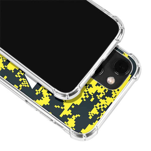 NBA Utah Jazz Grey Digi Camo iPhone 14 Plus Clear Case