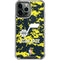 NBA Utah Jazz Grey Digi Camo iPhone 14 Pro Max Clear Case