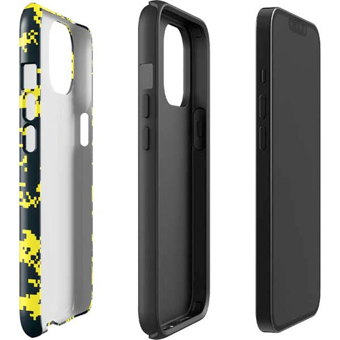 NBA Utah Jazz Grey Digi Camo iPhone 15 Plus Impact Case