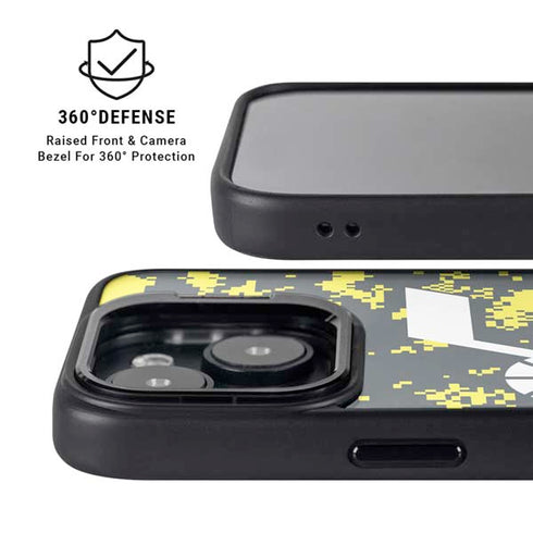 NBA Utah Jazz Grey Digi Camo iPhone 15 Plus Kickstand Case