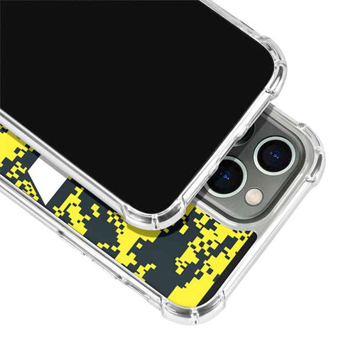 NBA Utah Jazz Grey Digi Camo iPhone 15 Pro Clear Case