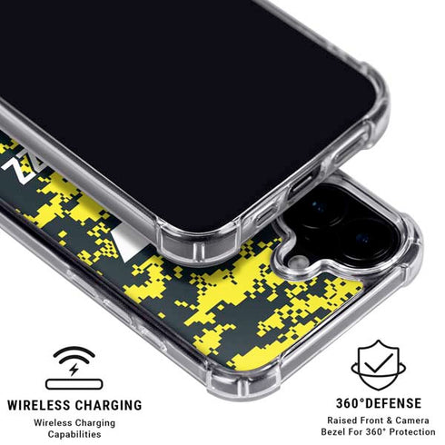 NBA Utah Jazz Grey Digi Camo iPhone 16 MagSafe Case