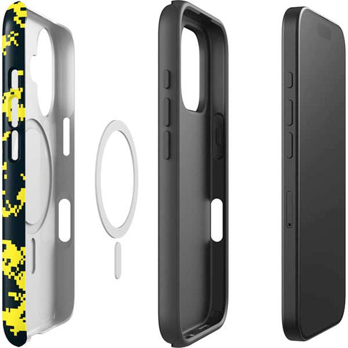 NBA Utah Jazz Grey Digi Camo iPhone 16 Magsafe Impact Case