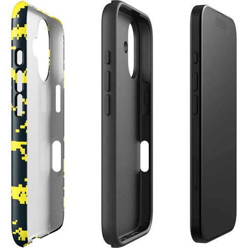 NBA Utah Jazz Grey Digi Camo iPhone 16 Plus Impact Case