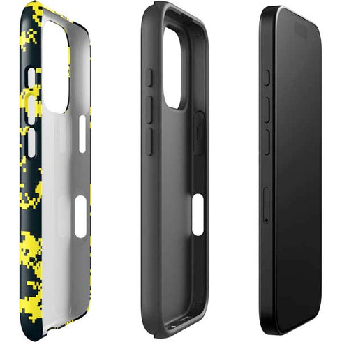 NBA Utah Jazz Grey Digi Camo iPhone 16 Pro Impact Case