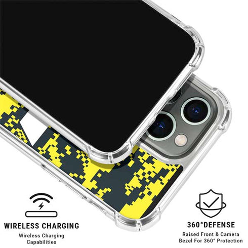 NBA Utah Jazz Grey Digi Camo iPhone 16 Pro Max Clear Case