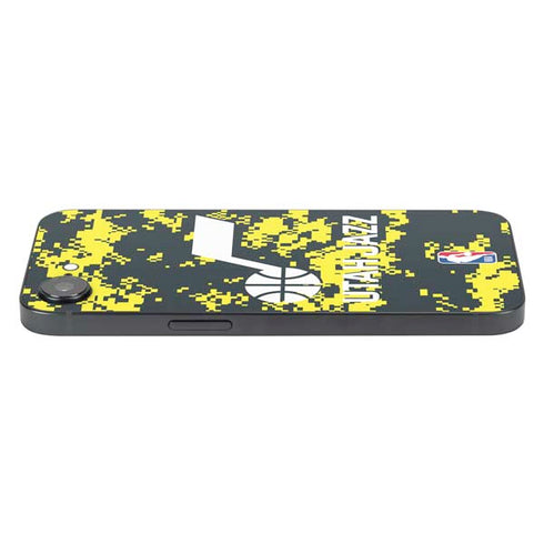 NBA Utah Jazz Grey Digi Camo iPhone 16e Skin
