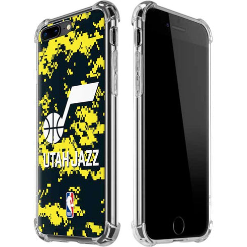 NBA Utah Jazz Grey Digi Camo iPhone Cases