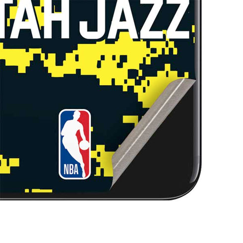 NBA Utah Jazz Grey Digi Camo iPhone SE (2nd & 3rd Gen) Skin