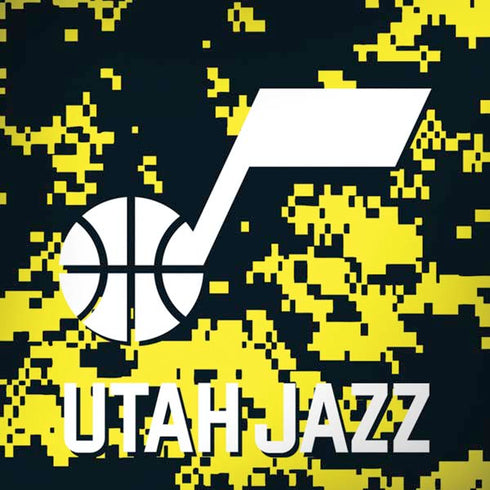NBA Utah Jazz Grey Digi Camo iPhone X Skin