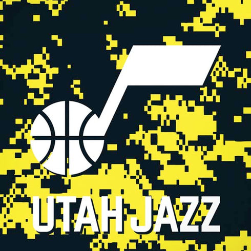 NBA Utah Jazz Grey Digi Camo iPhone XR Skin
