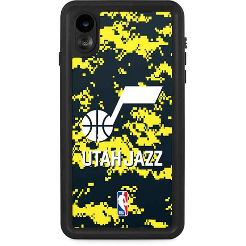 NBA Utah Jazz Grey Digi Camo iPhone Cases