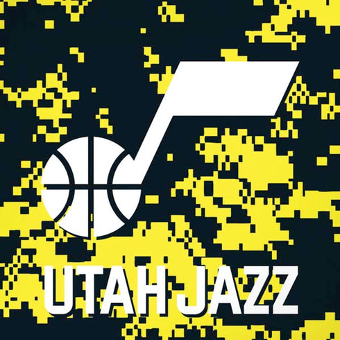 NBA Utah Jazz Grey Digi Camo iPhone XS Max Skin