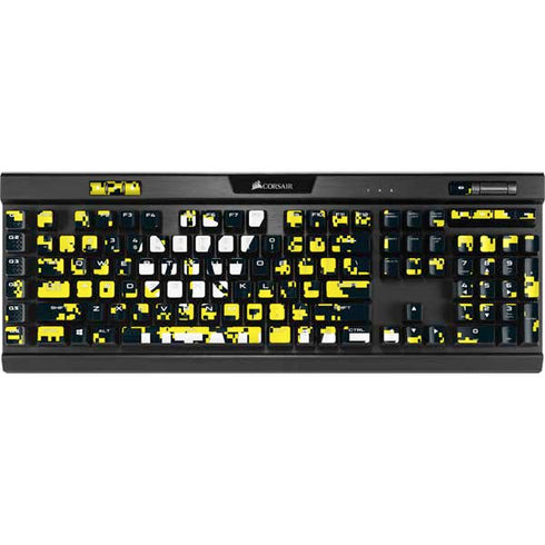 NBA Utah Jazz Grey Digi Camo K95 RGB PLATINUM Mechanical Gaming Keyboard Skin