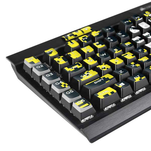 NBA Utah Jazz Grey Digi Camo K95 RGB PLATINUM Mechanical Gaming Keyboard Skin