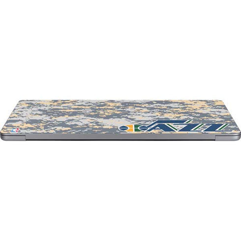 NBA Utah Jazz Grey Digi Camo MacBook Air 15 in (2023) Skin