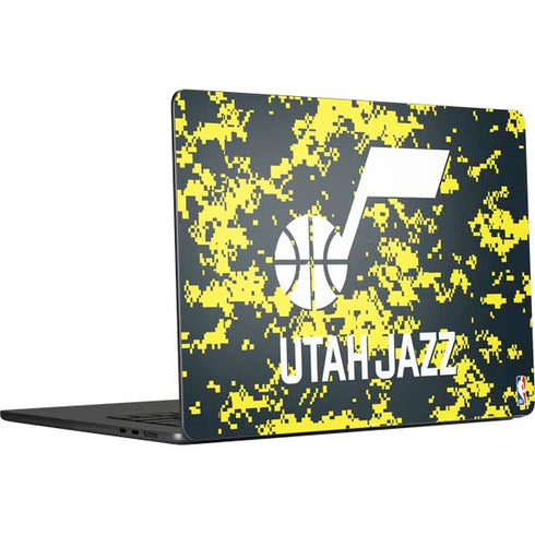 NBA Utah Jazz Grey Digi Camo MacBook Air 15 in (2023) Skin