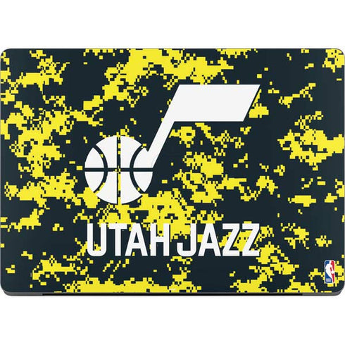 NBA Utah Jazz Grey Digi Camo MacBook Pro 14in (2021-24) Skin