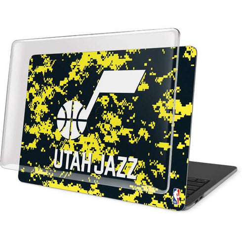 NBA Utah Jazz Grey Digi Camo MacBook Pro 15in (2016-19) Case plus Skin