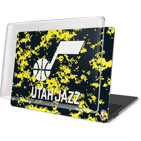 NBA Utah Jazz Grey Digi Camo MacBook Pro 16in (2019-20) Case plus Skin