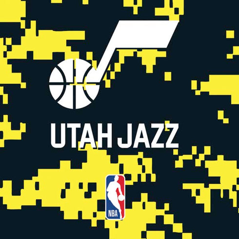 NBA Utah Jazz Grey Digi Camo Moto E5 Play Skin
