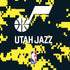NBA Utah Jazz Grey Digi Camo Moto E5 Play Skin