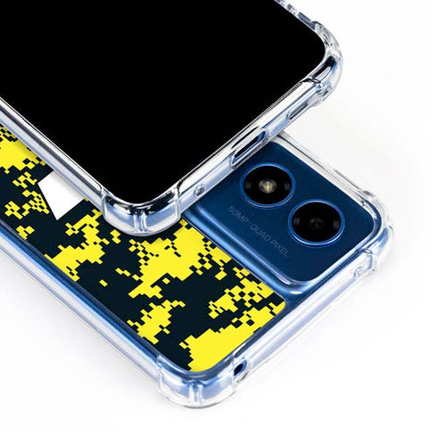 NBA Utah Jazz Grey Digi Camo Moto G 5G (2024) Clear Case