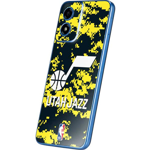 NBA Utah Jazz Grey Digi Camo Moto G Play 4G (2024) Skin