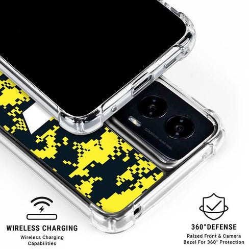 NBA Utah Jazz Grey Digi Camo Moto G Power 5G (2024) Clear Case