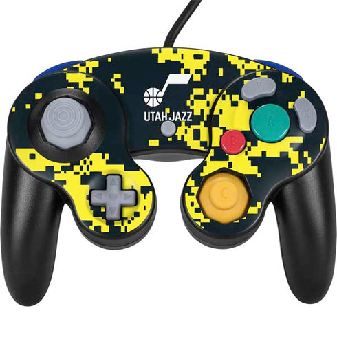 NBA Utah Jazz Grey Digi Camo Nintendo Skins