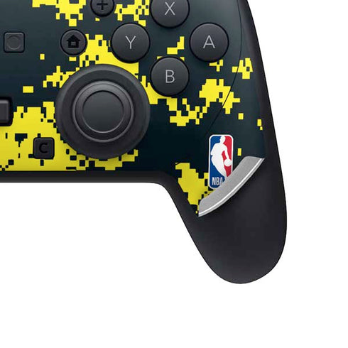 NBA Utah Jazz Grey Digi Camo Nintendo Switch 2 (2025) Pro Controller Skin