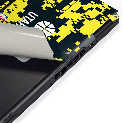NBA Utah Jazz Grey Digi Camo Nintendo Switch Bundle Skin
