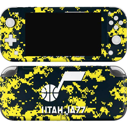 NBA Utah Jazz Grey Digi Camo Nintendo Skins