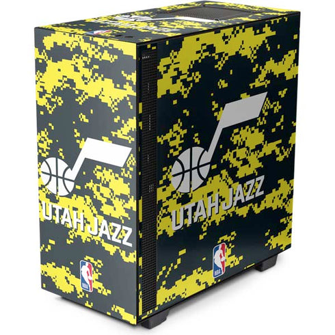NBA Utah Jazz Grey Digi Camo NZXT H510 Compact ATX Mid-Tower Case Skin