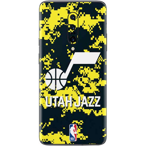 NBA Utah Jazz Grey Digi Camo OnePlus 7 Pro Skin