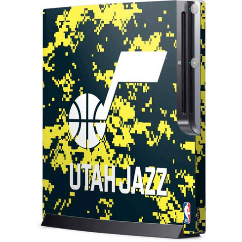 NBA Utah Jazz Grey Digi Camo Playstation 3 & PS3 Slim Skin