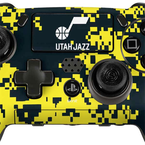 NBA Utah Jazz Grey Digi Camo PlayStation Scuf Vantage 2 Controller Skin