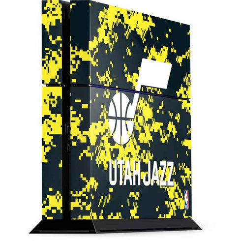 NBA Utah Jazz Grey Digi Camo PlayStation PS4 Skins