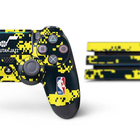 NBA Utah Jazz Grey Digi Camo PS4 Pro Bundle Skin